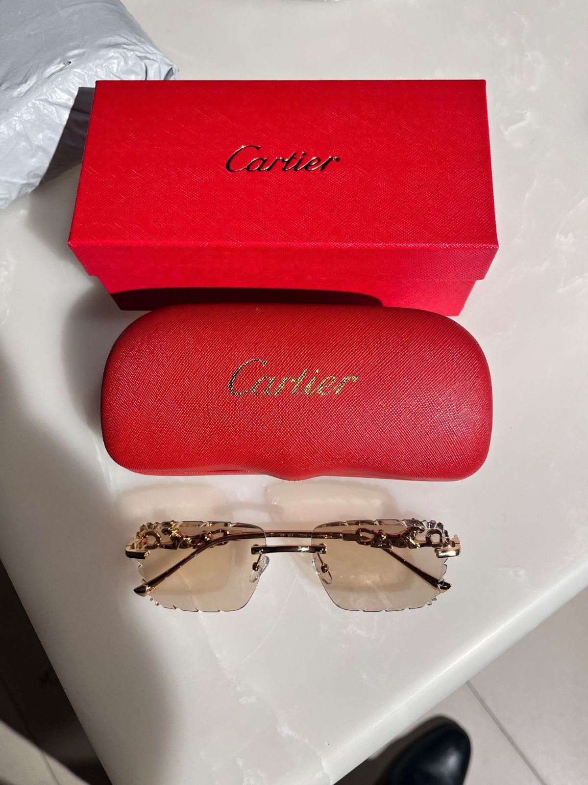 Cartier Premium Luxury Sunglasses with Branded Box & Case